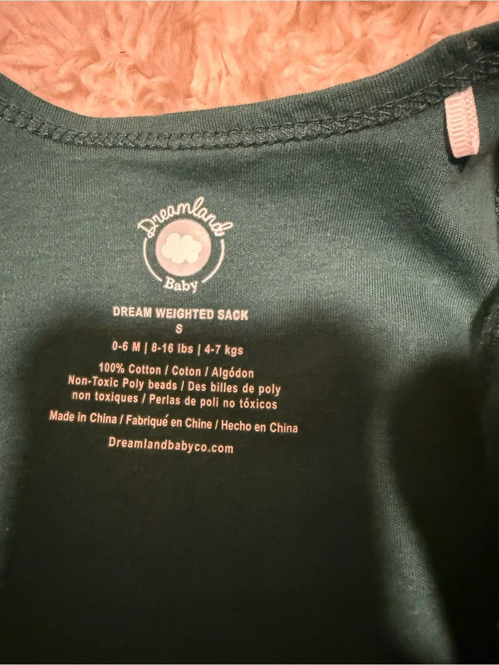 Dreamland Baby Weighted Sleep Sack – Excellent Condition